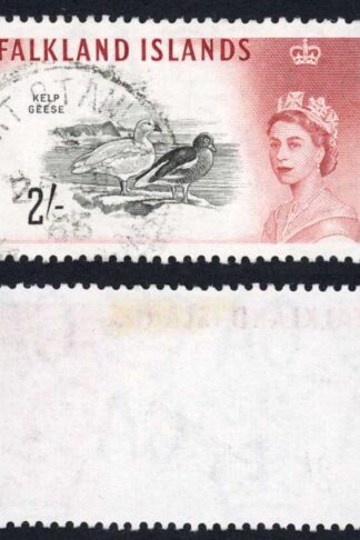 Falkland Is SG204a 2/- DLR CDS used Cat 75