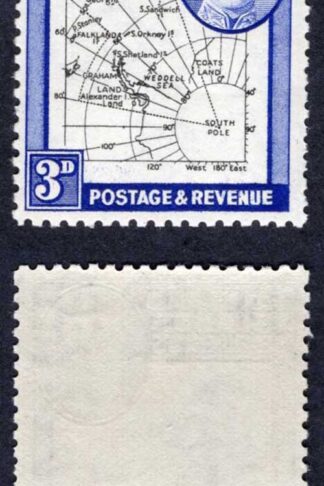 Falkland Is Dep Heijtz 48g8 3d THIN Map Re-entry by W of West U/M
