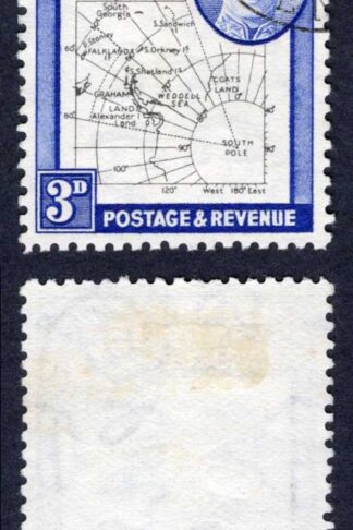 Falkland Is Dep Heijtz 48g6 3d THIN Map Dash on 60 parallel CDS