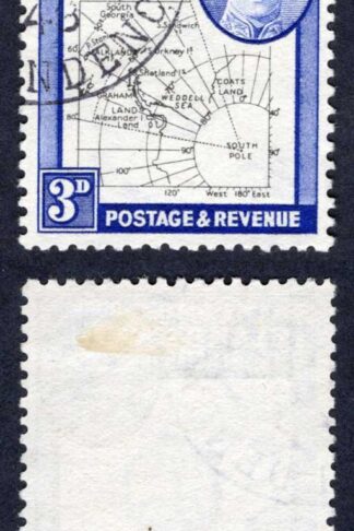 Falkland Is Dep Heijtz 48g6 3d THIN Map Dash on 60 parallel CDS