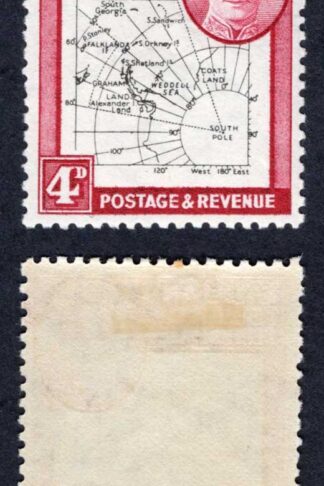Falkland Is Dep Heijtz 49g7 4d THIN Map White Dot at Cape Horn M/M