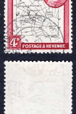 Falkland Is Dep Heijtz 49g2 4d THIN Map Re-entry on upper arm of K