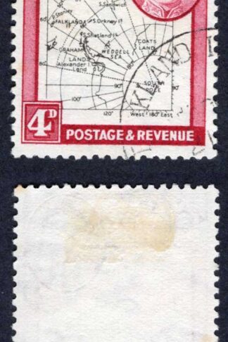 Falkland Is Dep Heijtz 49g3 4d THIN Map Re-entry at 60 degrees South CDS (tone
