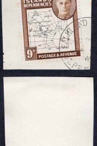 Falkland Is Dep Heijtz 51g3 9d THIN Map Re-entry at 60 degrees South CDS (tone