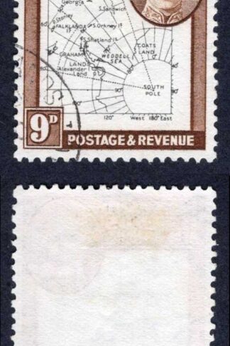 Falkland Is Dep Heijtz 5014 9d THIN Map Dot at 80 degrees CDS