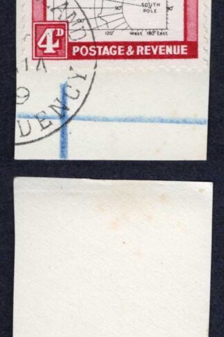 Falkland Is Dep Heijtz 49g4 4d THIN Map Dot at 80 degrees CDS