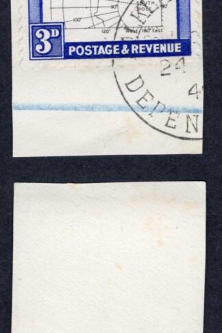 Falkland Is Dep Heijtz 48g10 3d THIN Map Two re-entries CDS