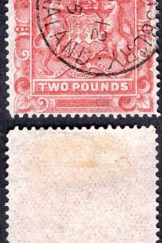 Rhodesia SG11 Two Pound Perf 14 SUPERB Salisbury Matabeleland CDS Cat 180 pounds