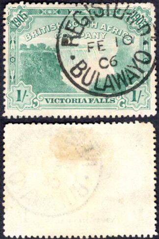 Rhodesia SG97 1/- Victoria Falls Perf 14 Cat 55 pounds