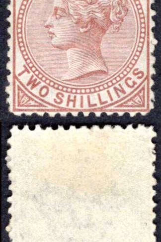 Jamaica SG14 2/- Venetian Red Wmk CC Mint (no gum) Cat 50 pounds