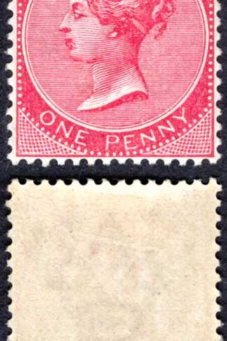 Jamaica SG18a 1d Carmine Wmk CA Fine Fresh M/M Cat 65 pounds