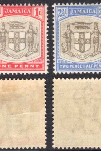 Jamaica SG52 6d Lilac Wmk Mult CA M/M Cat 40 pounds