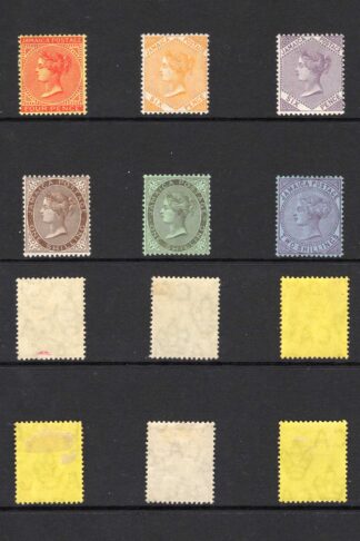Jamaica SG58 1d KGV Plate number example U/M (mounted in margin)