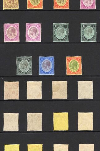 Jamaica SG73a 1/2d Blue-green No Stop after stamp M/M Cat 18 pounds