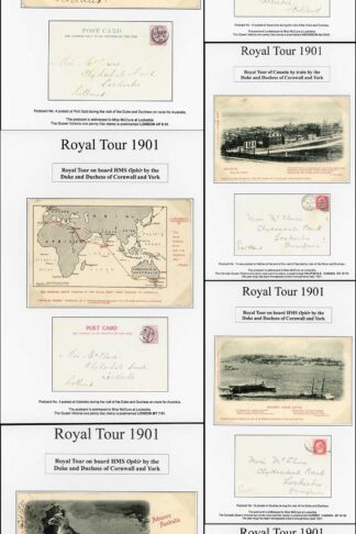Royal Tour 1901 Links of Empire Cards Complete Set of TWENTY Very RARE