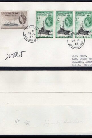 FID 1961 from Hope Bay Graham land to London