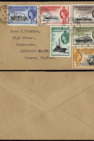 FID 1960 from Port Lockroy Graham land to London