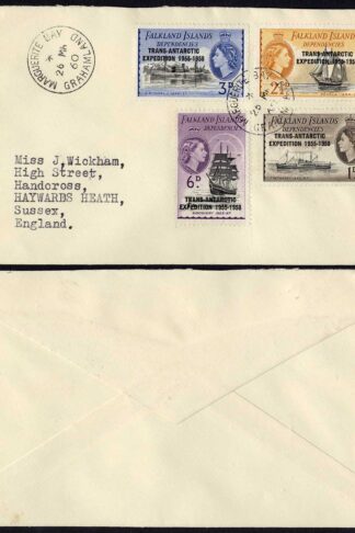 FID 1960 from Marguerite Bay Graham land to London