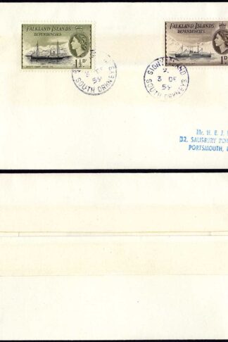 BAT 1959 from Signy Island South Orkneys to London