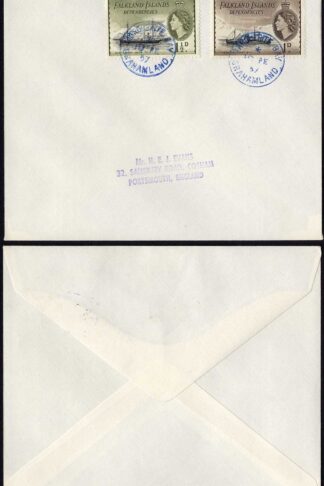 FID 1957 from Marguerite Bay Graham land (pmk in Blue) to London