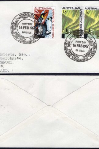 AAT Macquarie Island 1966 pmk on cover
