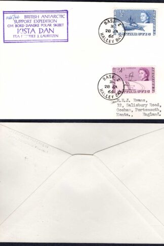 BAT 1966 from Base Z Halley Bay to London