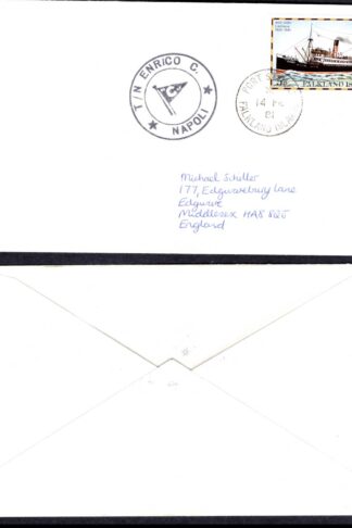 Falkland Is 1981 T/N Enrico C Napoli cover