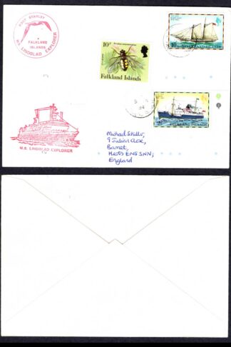 Falkland Is 1984 MS Lindblad Explorer cover
