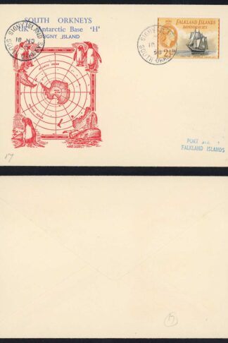 BAT 1958 from Signy Island South Orkneys to Port Stanley