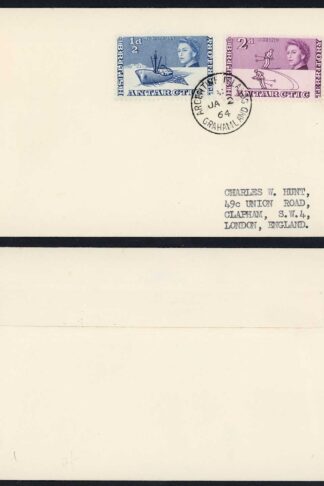 BAT 1964 from Argentine Island Graham land on cover