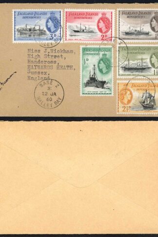 FID 1961 from Base Z Halley Bay to England
