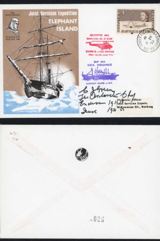 BAT 1970 Signy Island CDS Joint Expedition to Elephant Island