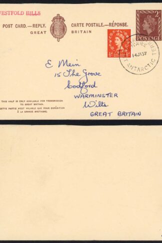 AAT 1957 DAVIS BASE First Day of opening CDS