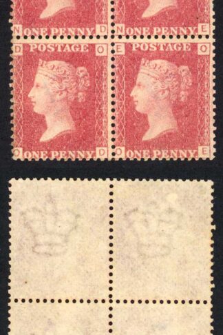 SG43 Penny Plate 95 Block U/M Cat 240 pounds