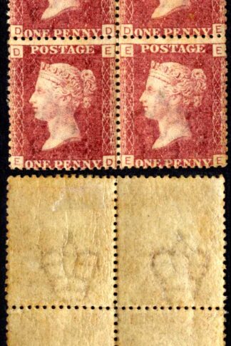 SG43 Penny Plate 139 Block 3 x U/M Cat 360 pounds