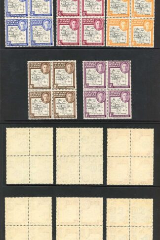 FID SGG1/G8 Thick Map Set of 8 in U/M Blocks Cat 56 pounds