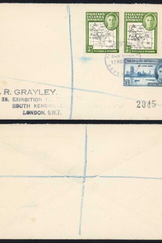 FID 1/2d Thick Map in Gap in 80th Parallel and 3d Victory South Georgia Cover
