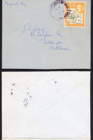 FID SG6e 6d Black and Ochre Thick map with Violet South Shetland CDS Cat 95++