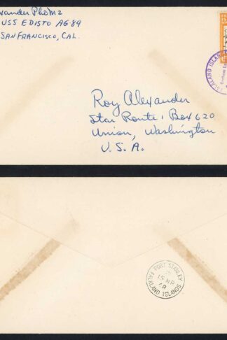 FID SG6 6d Black and Orange Thick map Graham Land on Cover