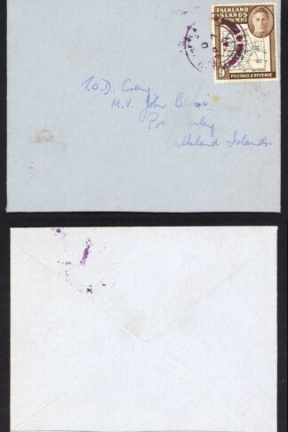 FID 9d Thick map with Violet South Shetland CDS on cover