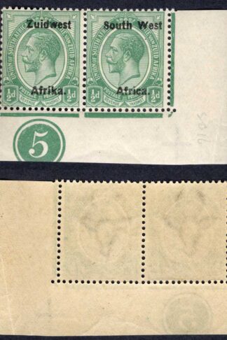 SWA SG16 1/2d opt Zuid west (14mm between) Plate Pair U/M