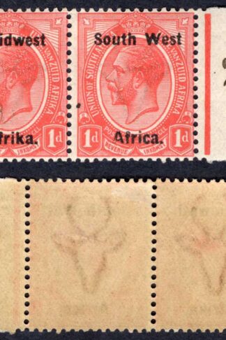 SWA SG17 1d opt Zuid west (14mm between) Under Inked A in Africa M/M