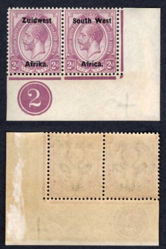 SWA SG18 2d opt Zuid west (11mm) U/M Plate Pair