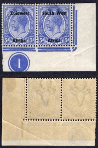 SWA SG19 3d opt Zuid west (11mm) U/M Plate Pair (mounted in the margin)