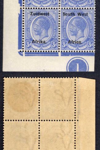SWA SG19 3d opt Zuid west (11mm) M/M Plate Block