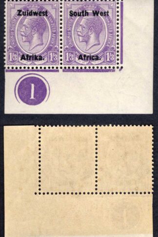 SWA SG23 1/3 opt Zuid west (11mm) U/M Plate Pair