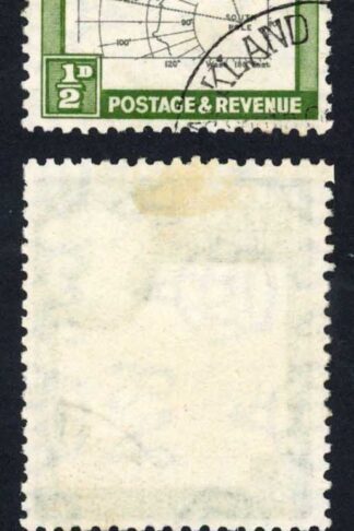 FID SGG1aa 1/2d Thick Map Variety Extra Island CDS used Cat 325 pounds
