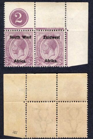 SWA SG18 2d opt Zuid west (11mm) U/M Plate Pair