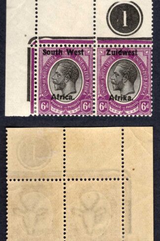 SWA SG21 6d opt Zuid west (11mm) M/M Plate Pair