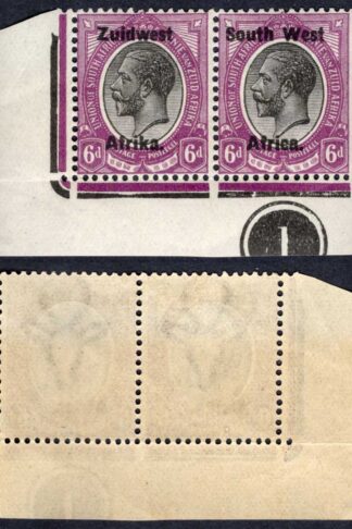 SWA SG21 6d opt Zuid west (11mm) M/M Plate Pair
